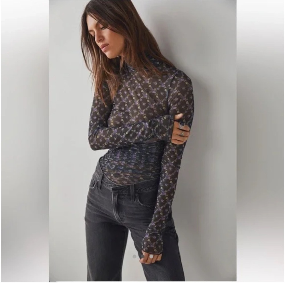 Under it all mesh free people bodysuit